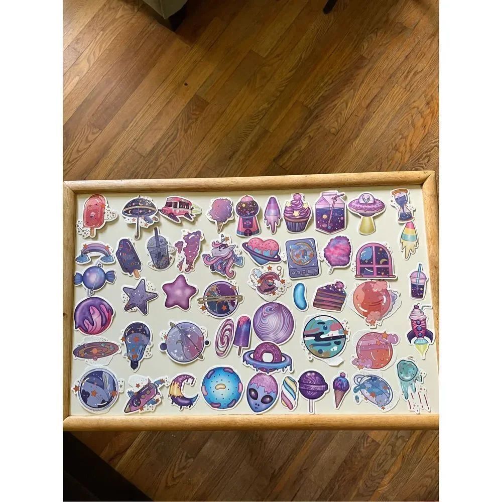 Space Candy Stickers 50 pk